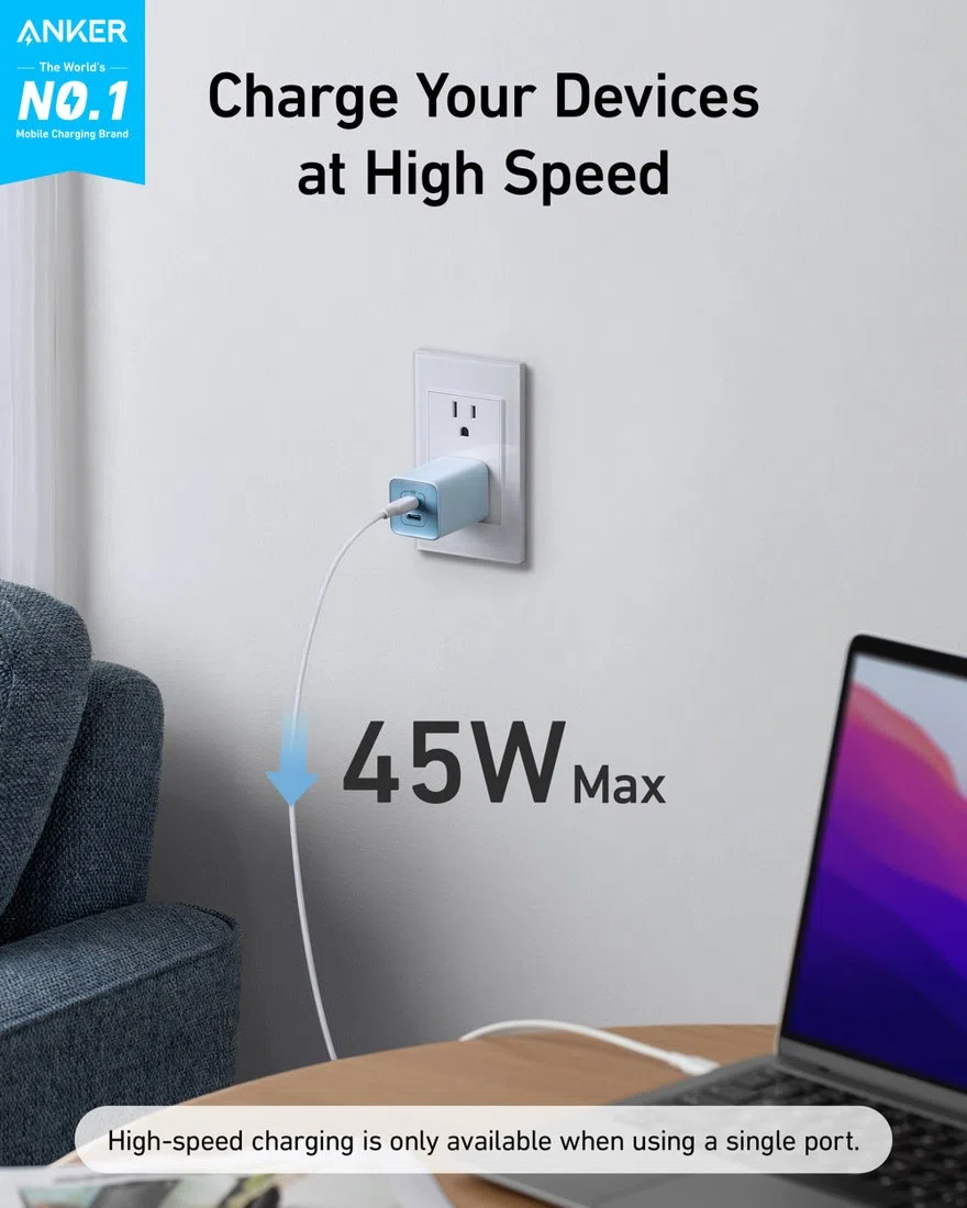 Anker 523 Charger (Nano 3, 47W) view 3