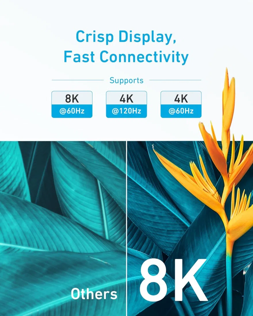 Anker HDMI Cable (6 ft, 8K) view 2