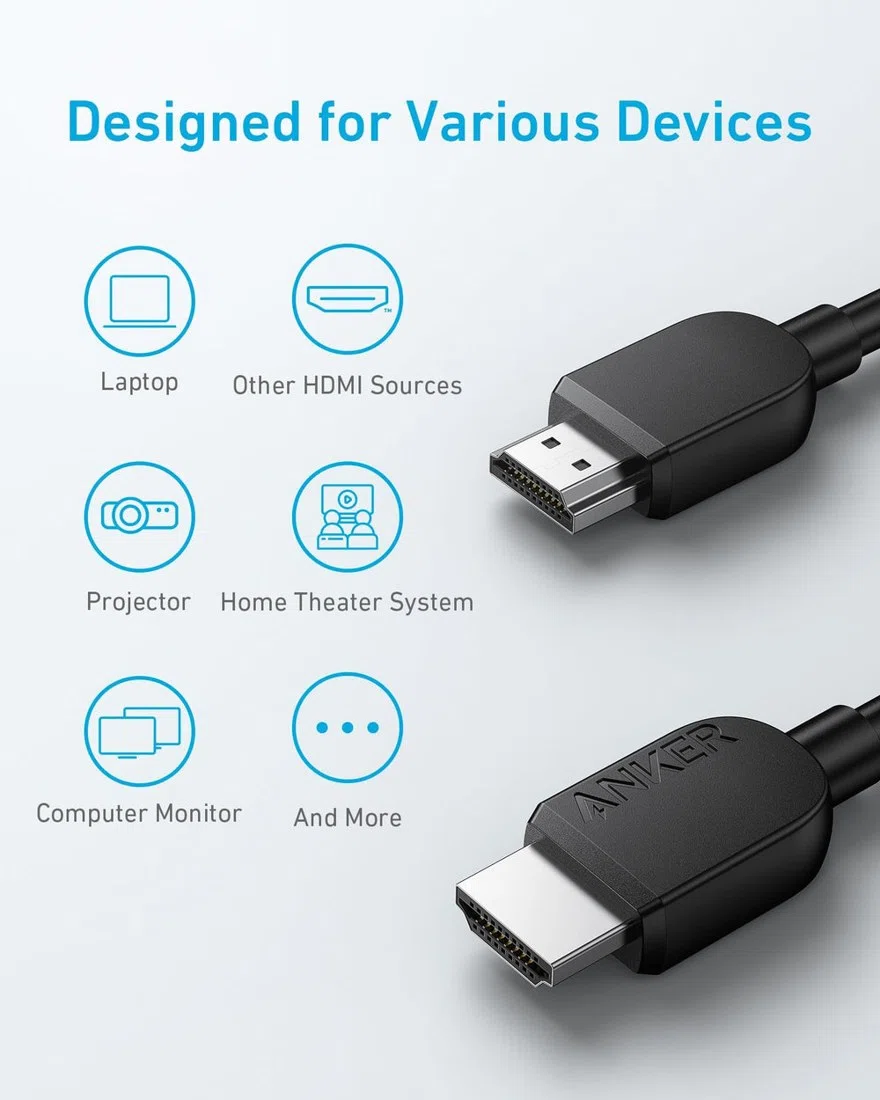 Anker HDMI Cable (6 ft, 8K) view 6