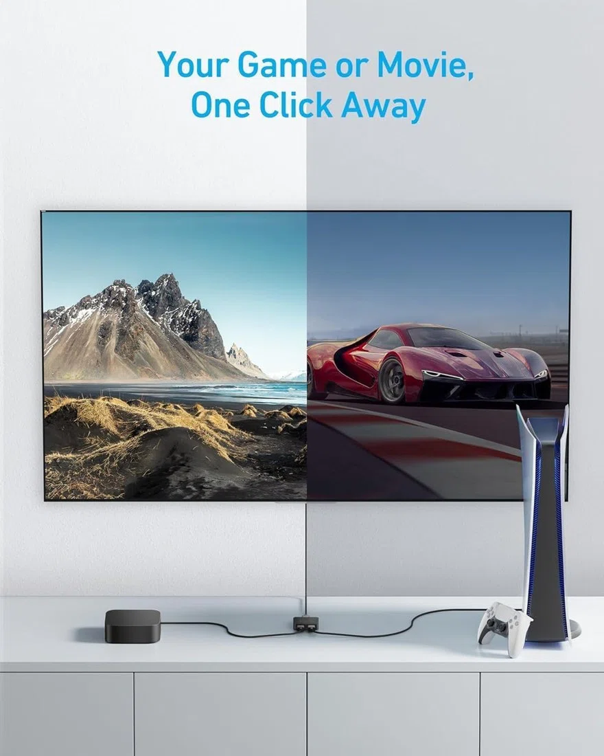 Anker HDMI Switch (2 in 1 Out, 4K HDMI) view 3