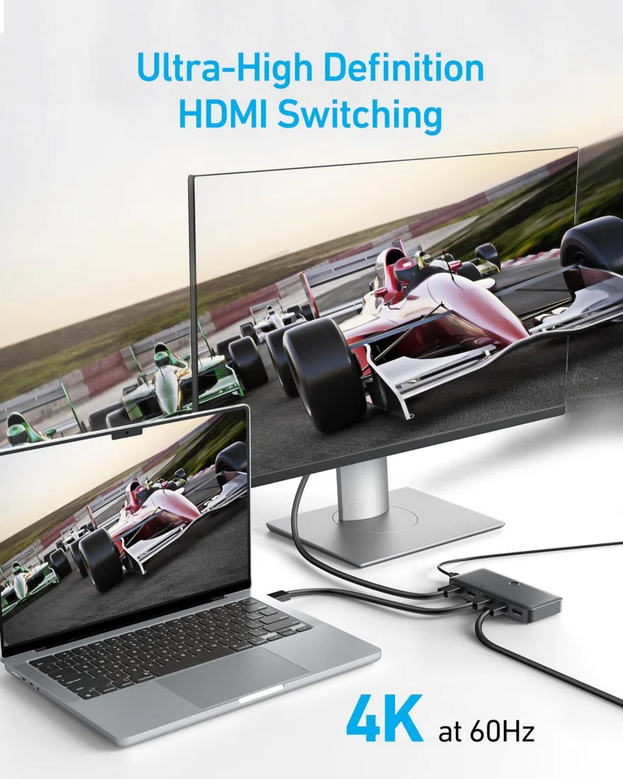 Anker HDMI Switch (4 in 1 Out, 4K HDMI) view 4