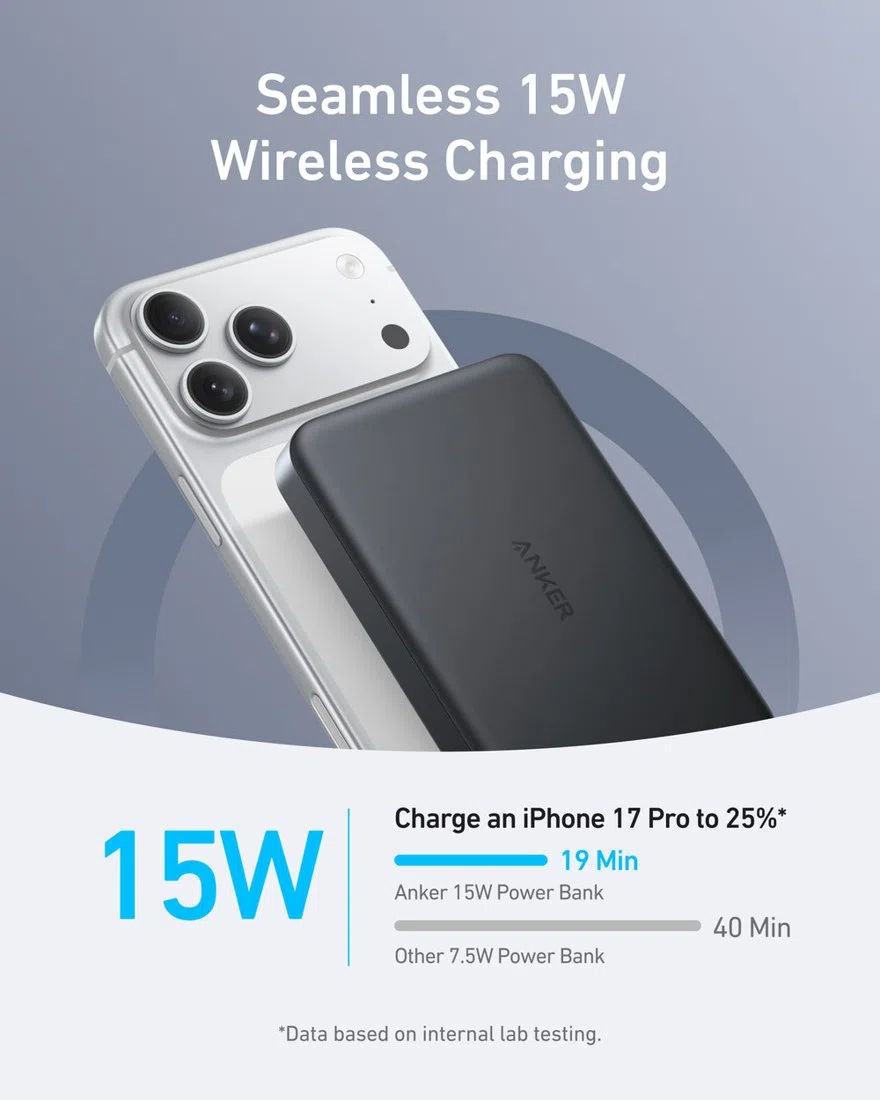 Anker MagGo Power Bank (10K, Slim) view 3