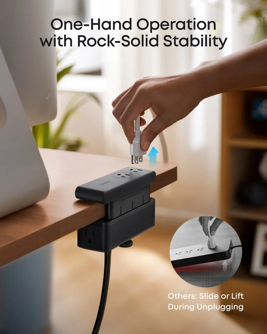 Anker Nano Power Strip (10-in-1, 70W, Clamp) view 5