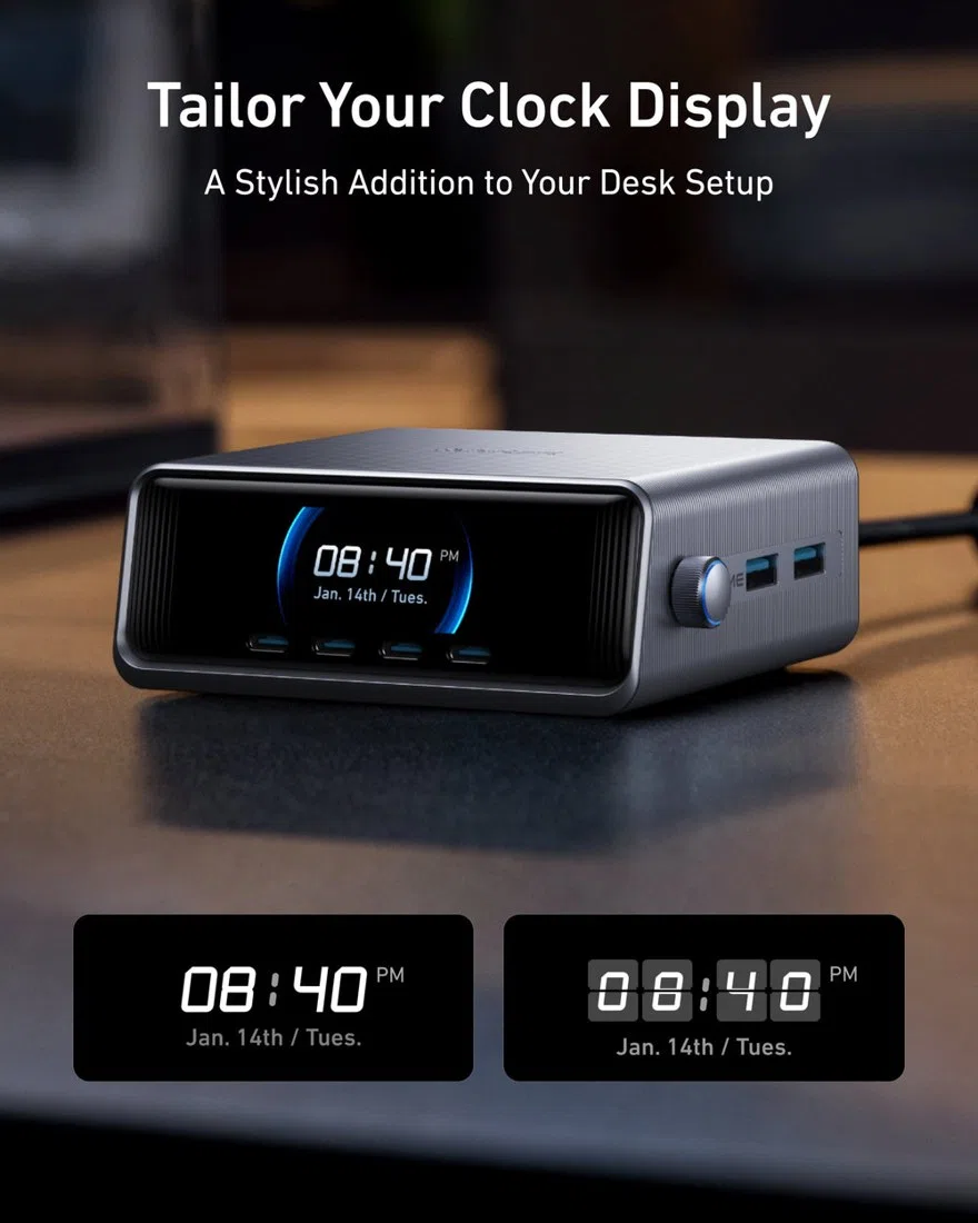 Anker Prime Charger (250W, 6 Ports, GaNPrime) view 6
