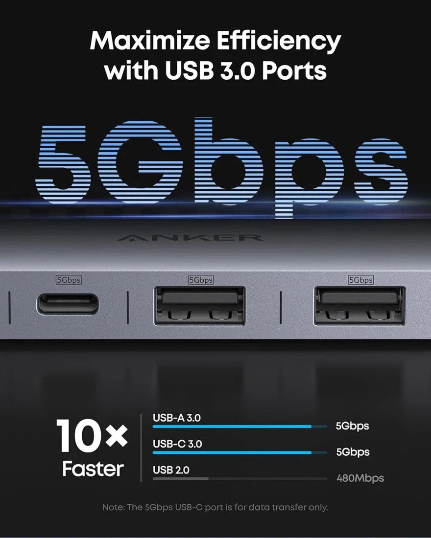 Anker USB-C Hub (7-in-1) view 4