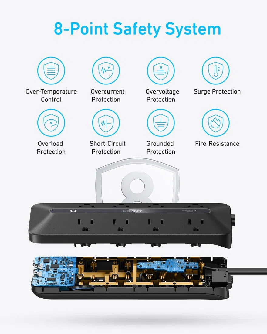 Anker USB Power Strip (12-in-1, 35W) view 6