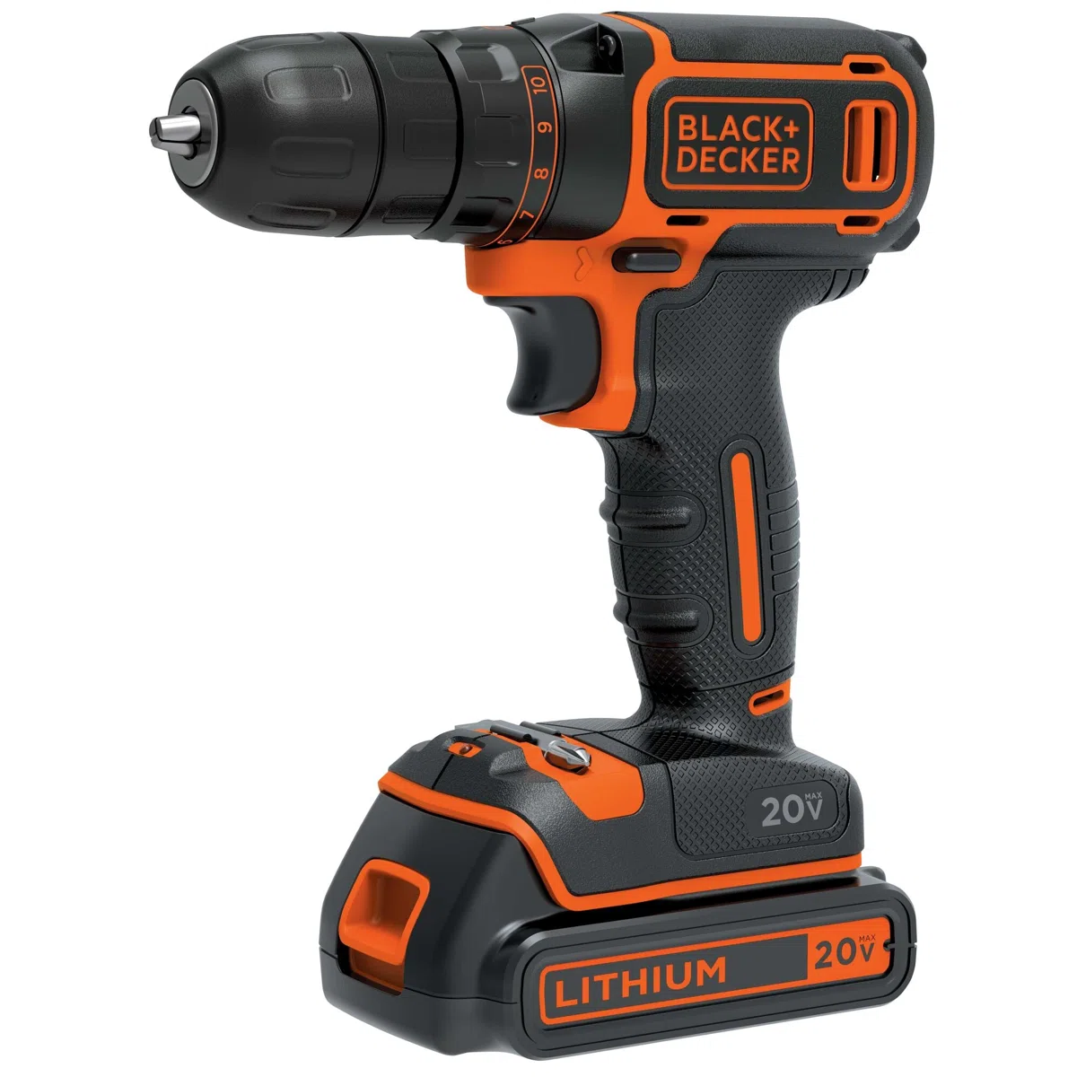 BLACK+DECKER 20V MAX POWERCONNECT Cordless 3/8 Inch Drill Driver Kit, Battery and Charger Included