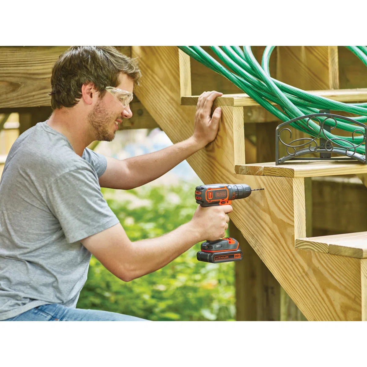 BLACK+DECKER 20V MAX POWERCONNECT Cordless 3/8 Inch Drill Driver Kit, Battery and Charger Included view 3