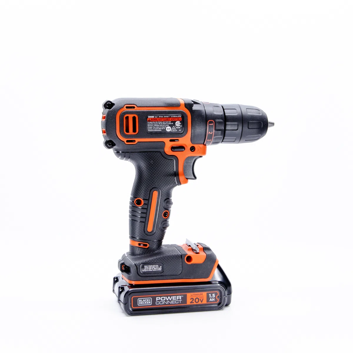 BLACK+DECKER 20V MAX POWERCONNECT Cordless 3/8 Inch Drill Driver Kit, Battery and Charger Included view 5