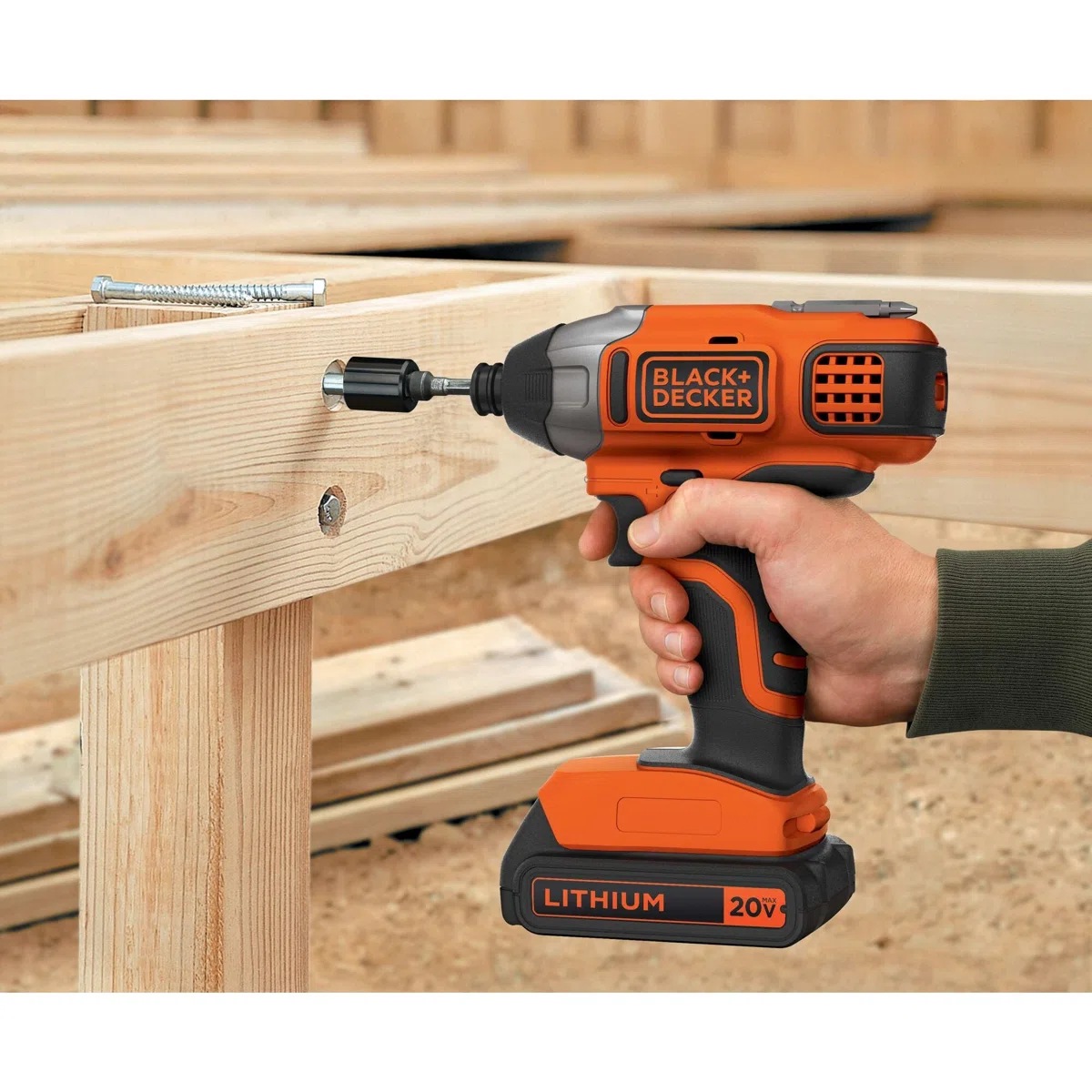 BLACK+DECKER 20V MAX POWERCONNECT Cordless Impact Driver, Battery and Charger Not Included view 2