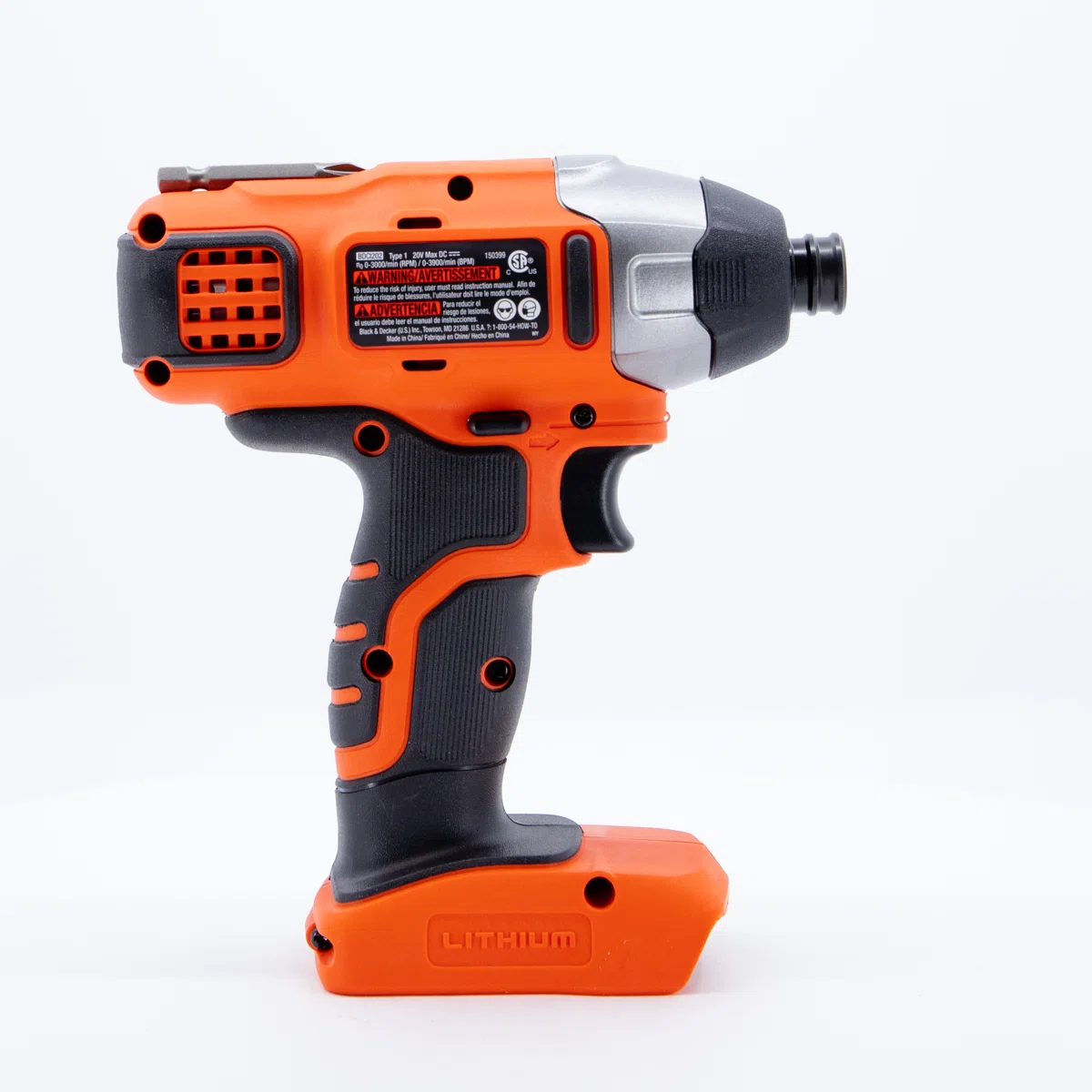 BLACK+DECKER 20V MAX POWERCONNECT Cordless Impact Driver, Battery and Charger Not Included view 5