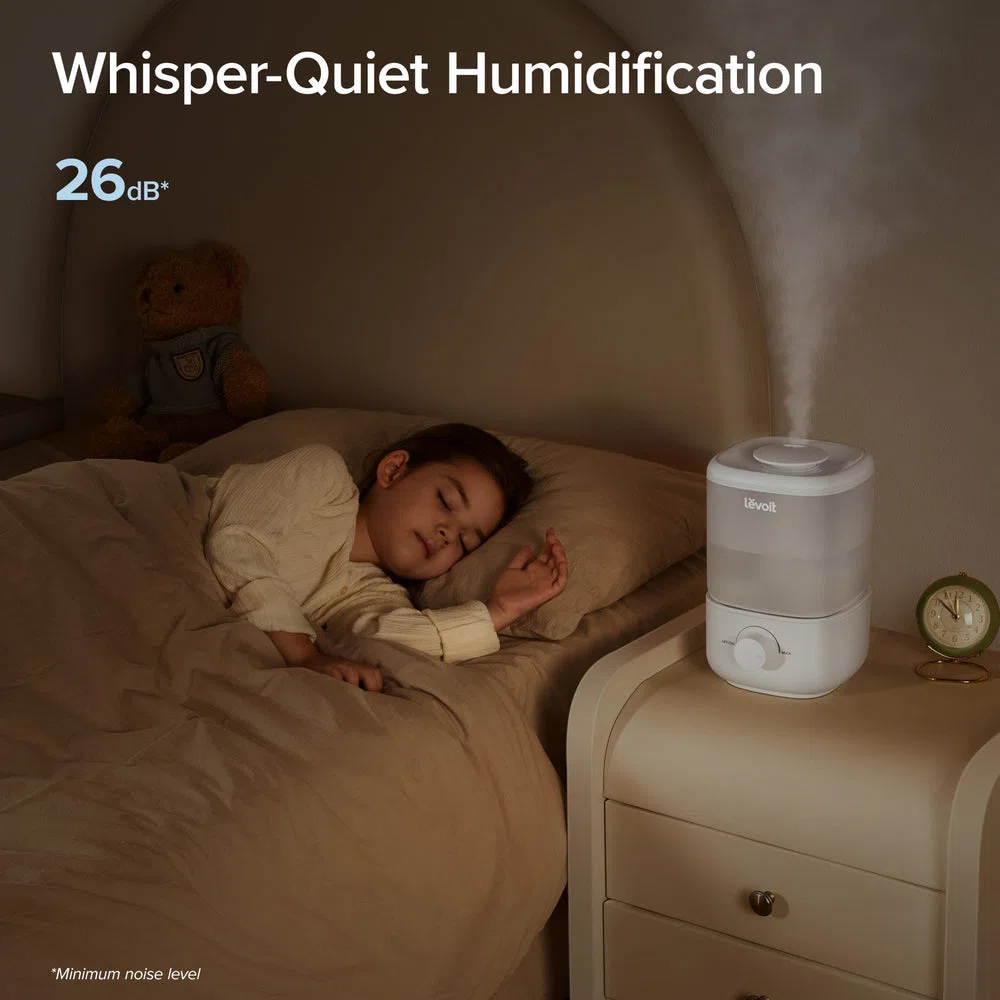 LEVOIT Classic 160 2.5L Top Fill Ultrasonic Humidifiers for Bedroom view 6