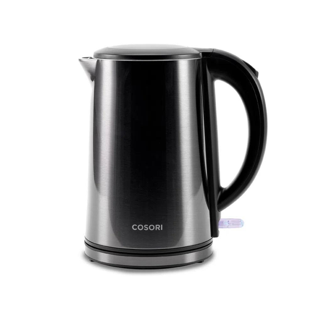 Double-Wall Stainless Steel Electric Kettle