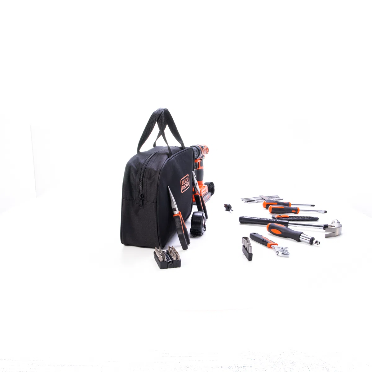BLACK+DECKER 20V MAX POWERCONNECT Cordless Drill/Driver With 68-Piece Project Kit and Tool Bag, Battery and Charger Included view 6