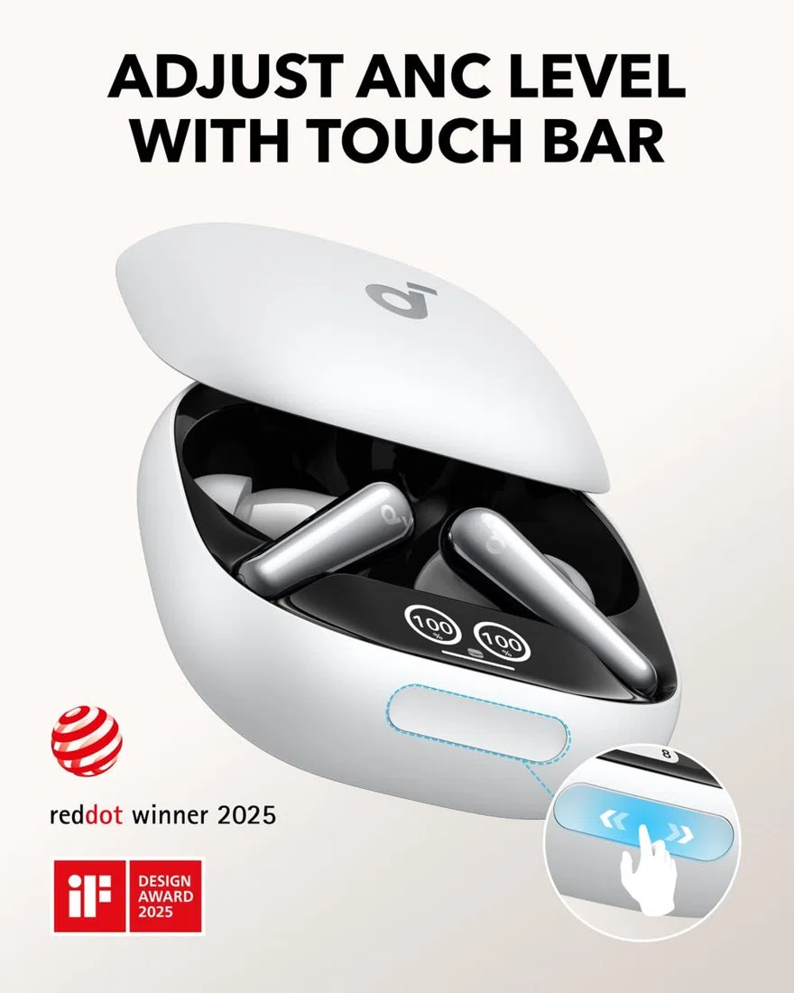 soundcore Liberty 4 Pro | Noise Cancelling True-Wireless Earbuds view 2