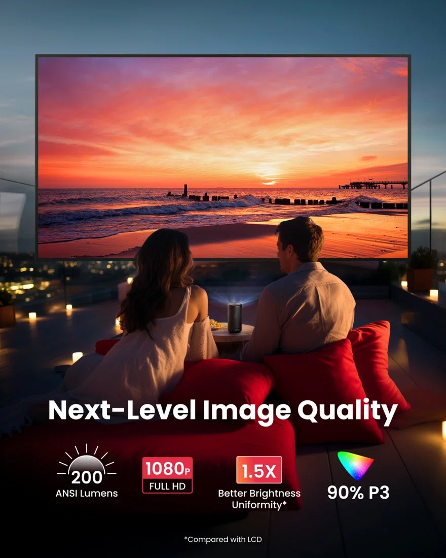 soundcore Nebula Capsule 3 | 1080p Mini Google TV Projector view 3