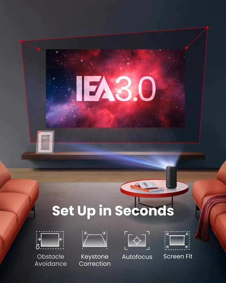 soundcore Nebula Capsule 3 | 1080p Mini Google TV Projector view 5