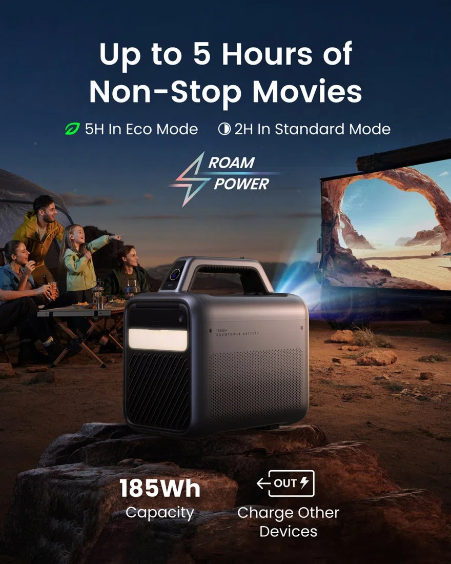 soundcore Nebula Mars 3 | Outdoor Projector with 5H Long Playtime view 2