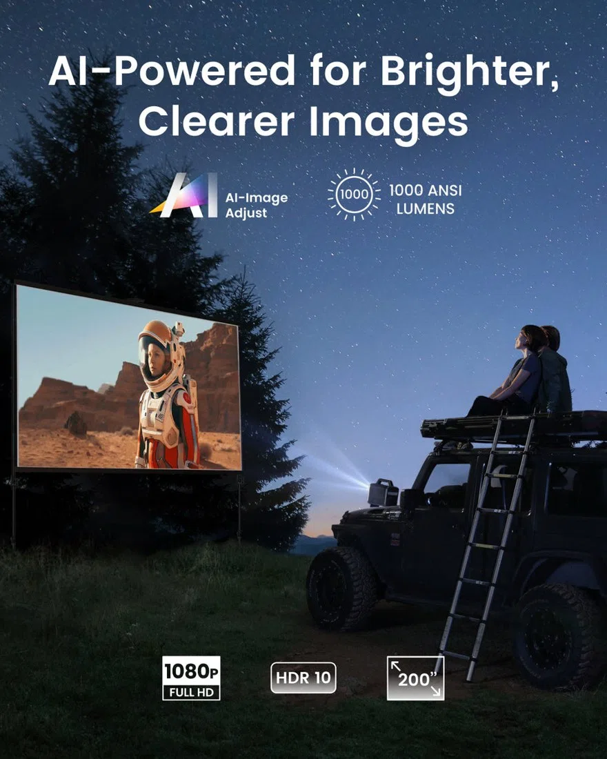 soundcore Nebula Mars 3 | Outdoor Projector with 5H Long Playtime view 4