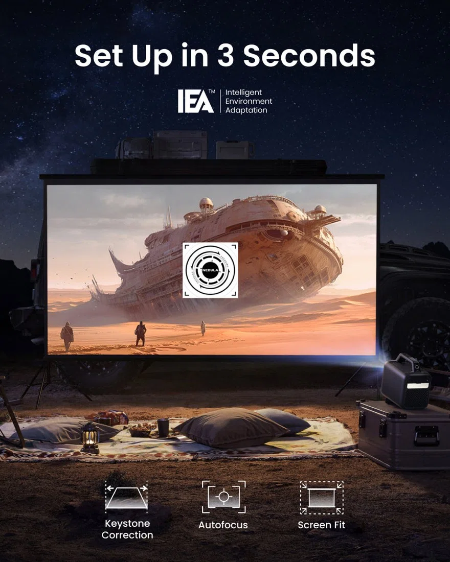 soundcore Nebula Mars 3 | Outdoor Projector with 5H Long Playtime view 6