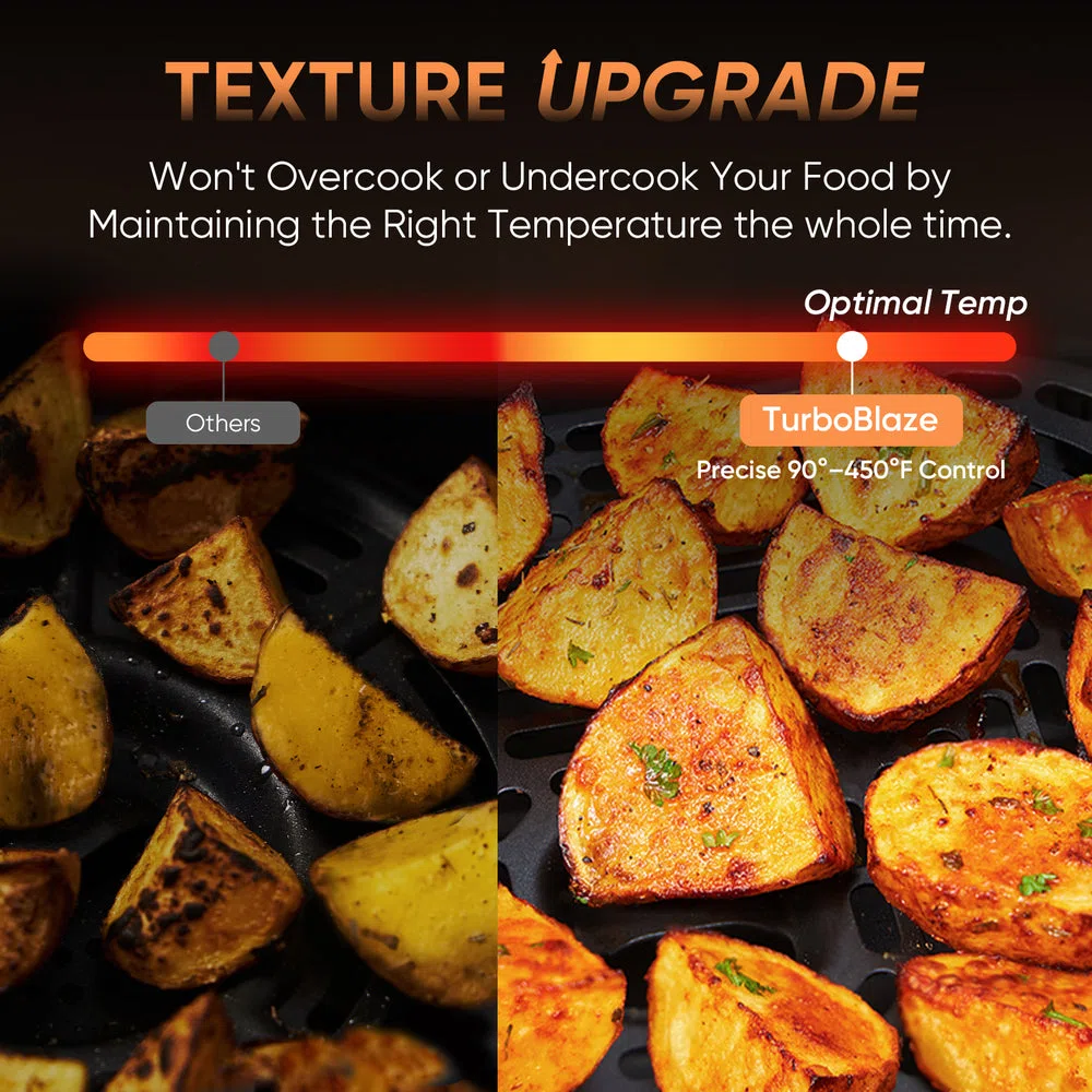 TurboBlaze™ 6.0-Quart Air Fryer - Dark Gray view 3